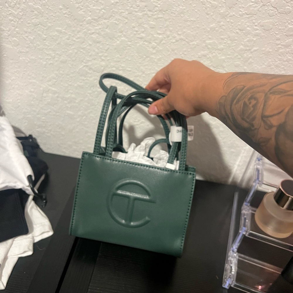 Telfar Green Mini Bag